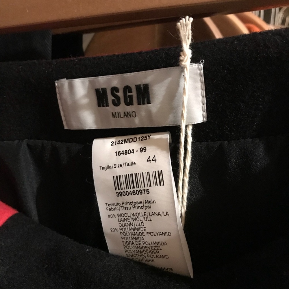 Italian wool skirt by MSGM - Picture 2 of 2